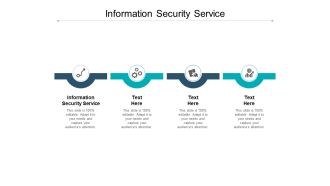 Information Security Service Ppt PowerPoint Presentation Outline Graphics Design Cpb