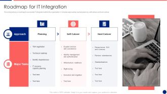 Information Technology Service Integration Post Acquisition Merger Roadmap For IT Integration Guidelines PDF