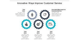Innovative Ways Improve Customer Service Ppt PowerPoint Presentation File Visuals Cpb