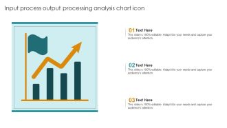 Input Process Output Processing Analysis Chart Icon Sample PDF