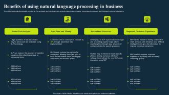 Integrating Nlp To Enhance Processes Benefits Of Using Natural Language Processing In Business Topics PDF