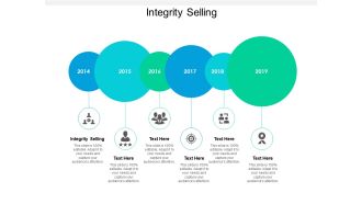 Integrity Selling Ppt PowerPoint Presentation Slides Example Introduction Cpb