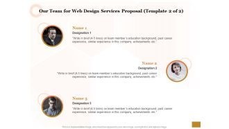 Interface Designing Services Our Team For Web Design Services Proposal Team Ideas