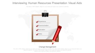 Interviewing Human Resources Presentation Visual Aids