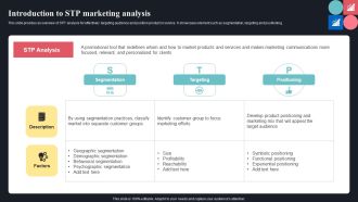 Introduction To STP Marketing Analysis Ppt File Graphics Download PDF