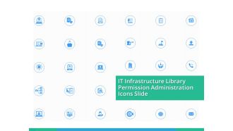It Infrastructure Library Permission Administration Icons Slide Elements PDF