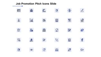 Job Promotion Pitch Icons Slide Vision Ppt PowerPoint Presentation Pictures Example Introduction