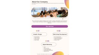 Job Vacancy Proposal About Our Company One Pager Sample Example Document