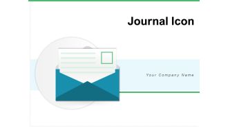 Journal Icon Performance Marketing Ppt PowerPoint Presentation Complete Deck