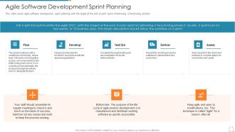 Kanban And Lean Management Agile Software Development Sprint Planning Elements PDF