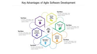 Key Advantages Of Agile Software Development Ppt PowerPoint Presentation Summary Icon PDF
