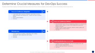 Key Components Critical To Devops Viability IT Determine Crucial Measures For Devops Elements PDF
