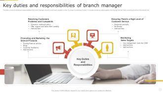 Key Duties And Responsibilities Of Branch Manager Ideas PDF