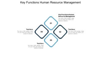 Key Functions Human Resource Management Ppt PowerPoint Presentation Layouts Vector