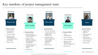 Key Members Of Project Management Team Ppt PowerPoint Presentation File Infographic Template PDF