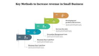 Key Methods To Increase Revenue In Small Business Ppt PowerPoint Presentation Summary Template PDF