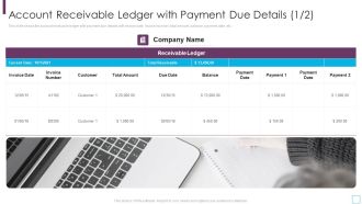 Key Strategies For Account Receivable Ledger With Payment Due Details Summary PDF