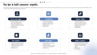 Key Tips To Build Consumer Empathy Portrait PDF