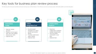 Key Tools For Business Plan Review Process Introduction PDF