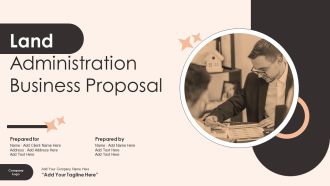 Land Administration Business Proposal Ppt PowerPoint Presentation Complete Deck With Slides