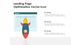 Landing Page Optimization Vector Icon Ppt PowerPoint Presentation Professional Design Inspiration PDF