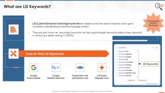 Latent Semantic Indexing Keywords In SEO Training Ppt