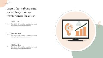 Latest Facts About Data Technology Icon To Revolutionize Business Elements PDF
