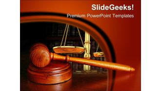 Law Free PowerPoint Slide