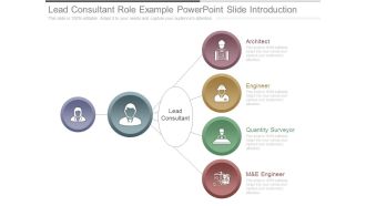 Lead Consultant Role Example Powerpoint Slide Introduction