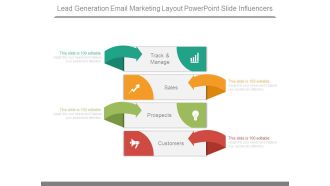 Lead Generation Email Marketing Layout Powerpoint Slide Influencers