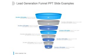 Lead Generation Funnel Ppt Slide Examples