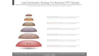 Lead Generation Strategy For Business Ppt Sample