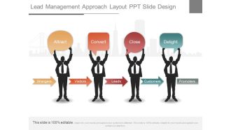 Lead Management Approach Layout Ppt Slide Design