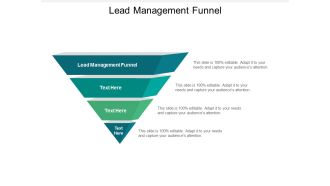 Lead Management Funnel Ppt PowerPoint Presentation Styles Design Inspiration Cpb