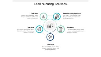 Lead Nurturing Solutions Ppt PowerPoint Presentation Ideas Backgrounds
