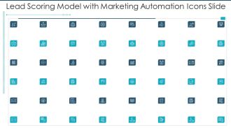 Lead Scoring Model With Marketing Automation Icons Slide Infographics PDF
