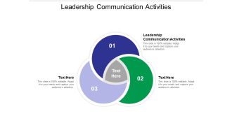 Leadership Communication Activities Ppt PowerPoint Presentation Summary Example File Cpb