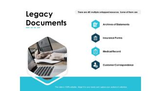 Legacy Documents Insurance Forms Customer Correspondence Ppt PowerPoint Presentation Ideas Guide