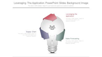 Leveraging The Application Powerpoint Slides Background Image
