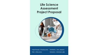 Life Science Assessment Project Proposal Example Document Report Doc Pdf Ppt