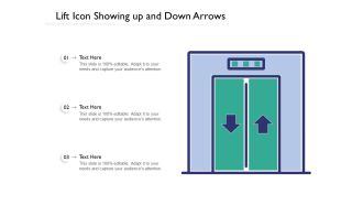 Lift Icon Showing Up And Down Arrows Ppt PowerPoint Presentation File Microsoft PDF
