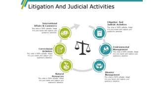 Litigation And Judicial Activities Ppt PowerPoint Presentation Ideas Slide
