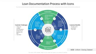 Loan Documentation Process With Icons Ppt PowerPoint Presentation Layouts Pictures PDF