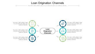 Loan Origination Channels Ppt PowerPoint Presentation Styles Deck Cpb Pdf