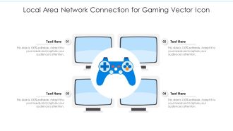 Local Area Network Connection For Gaming Vector Icon Ppt PowerPoint Presentation File Examples PDF