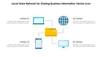 Local Area Network For Sharing Business Information Vector Icon Ppt PowerPoint Presentation Gallery Graphics PDF