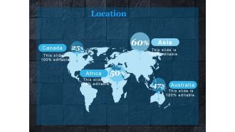 location ppt powerpoint presentation model background