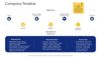 Logistic Network Administration Solutions Company Timeline Topics PDF