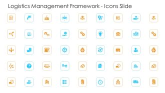 Logistics Management Framework Icons Slide Guidelines PDF
