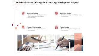 Logo Design Additional Service Offerings For Brand Logo Development Proposal Topics PDF